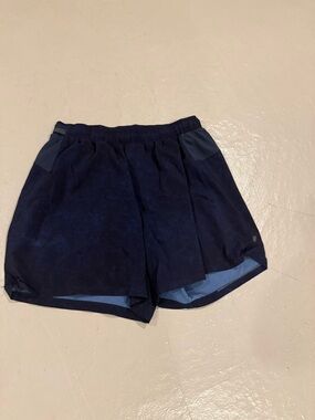 lululemon athletica Men's Navy Athletic Shorts